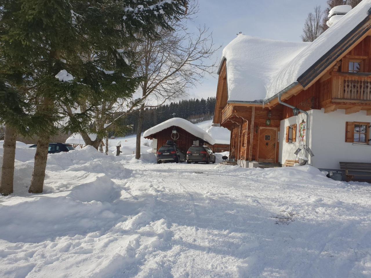 Vila Waldheimathuette Sankt Kathrein am Hauenstein Exteriér fotografie