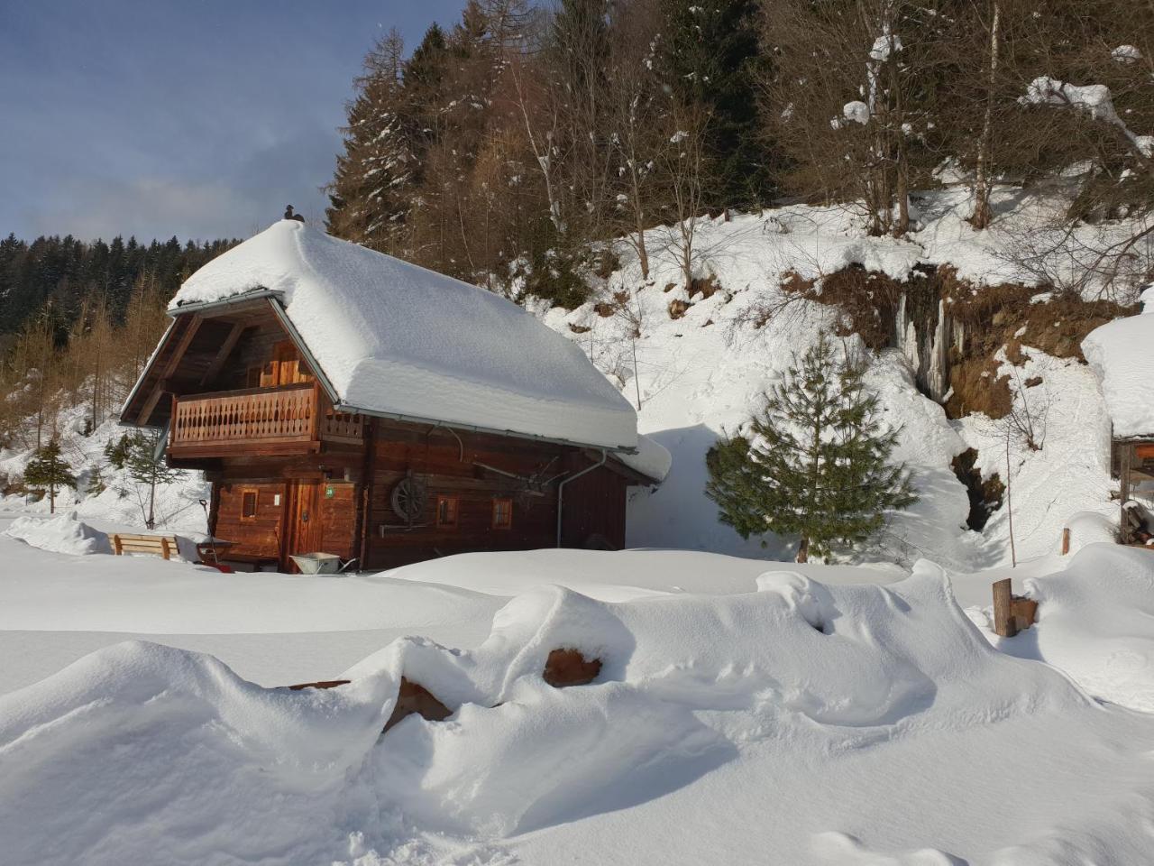 Vila Waldheimathuette Sankt Kathrein am Hauenstein Exteriér fotografie