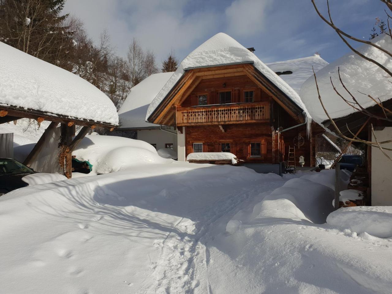 Vila Waldheimathuette Sankt Kathrein am Hauenstein Exteriér fotografie
